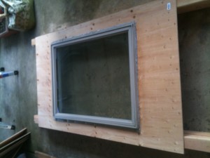 Chicken Coop with large double pane window